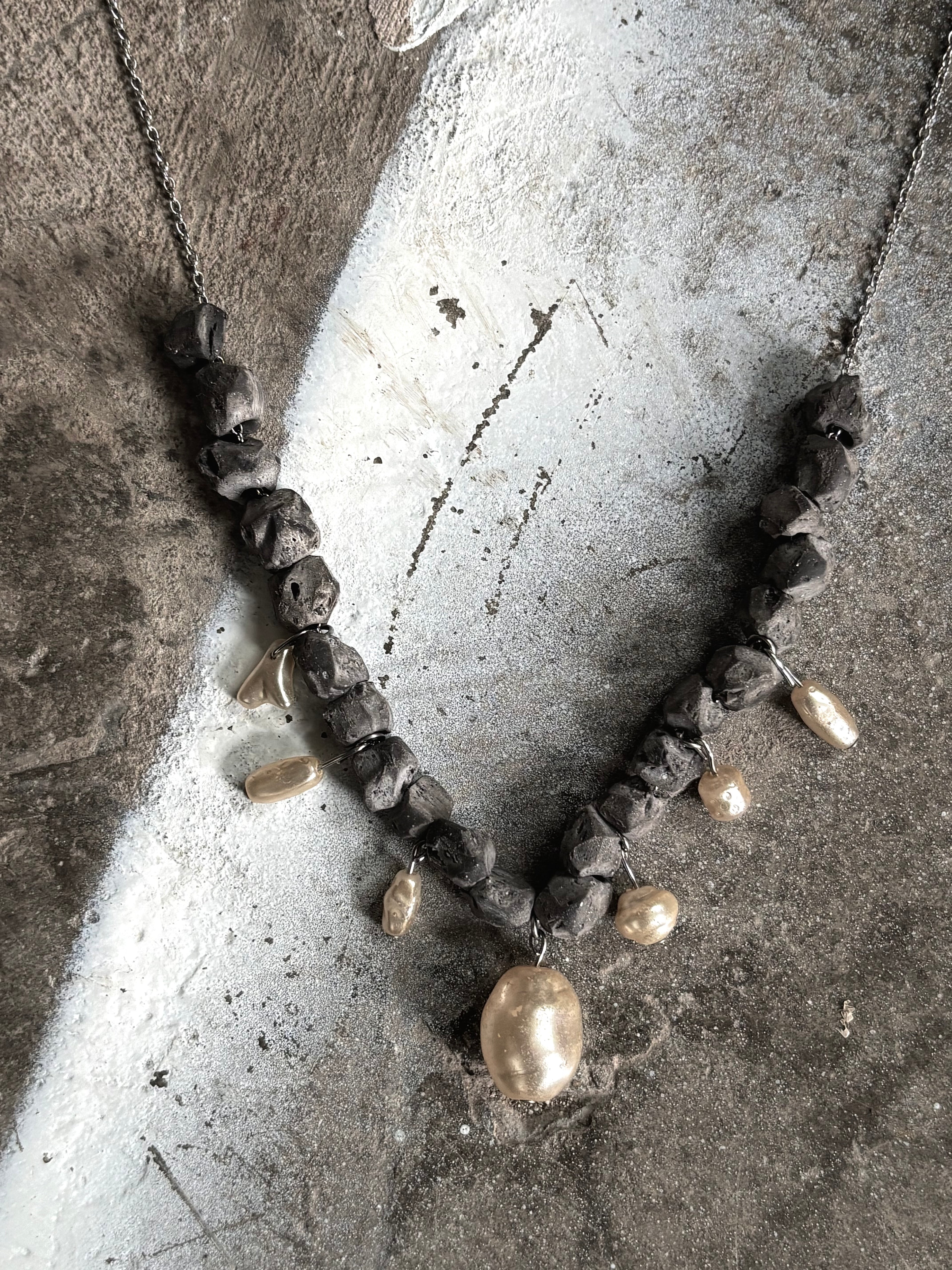 Concrete Pearl Necklace