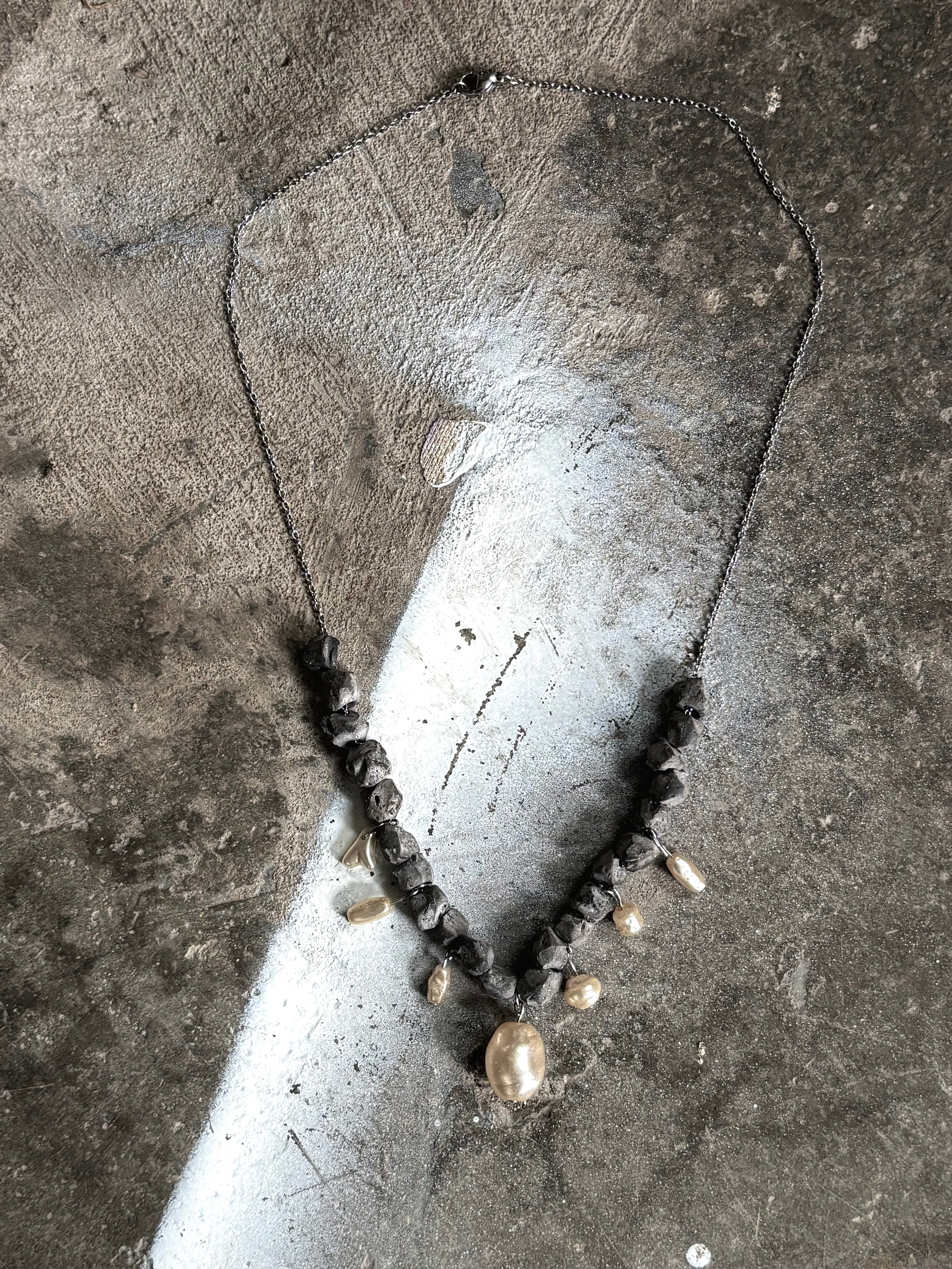 Concrete Pearl Necklace